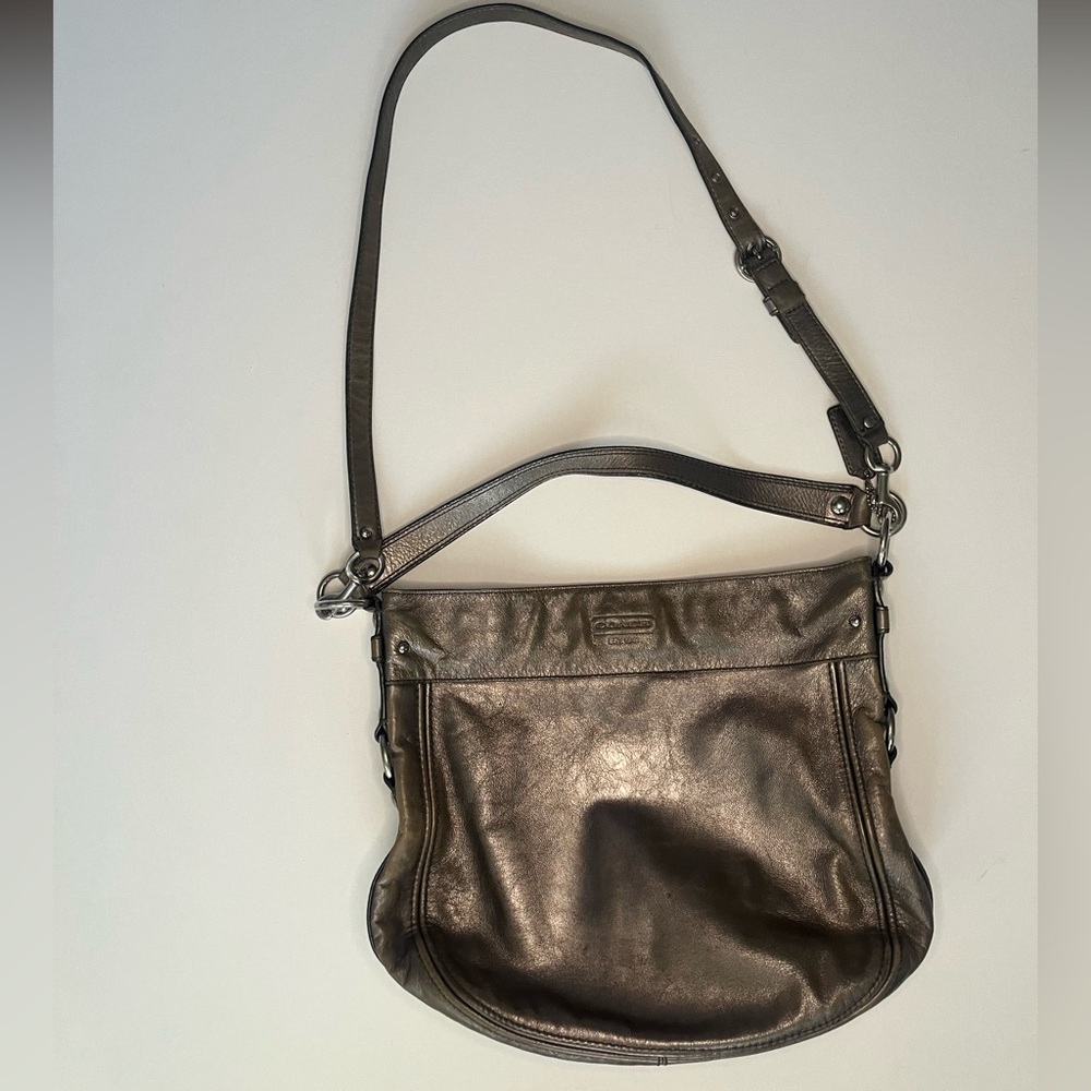 Coach - Metallic Silver Zoe Hobo bag 2010 - Picture 2 of 8